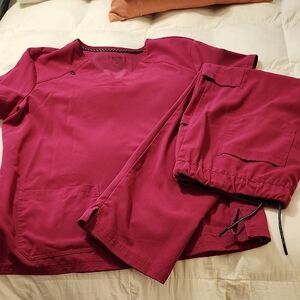 Koi Azalea Pink Scrub Set